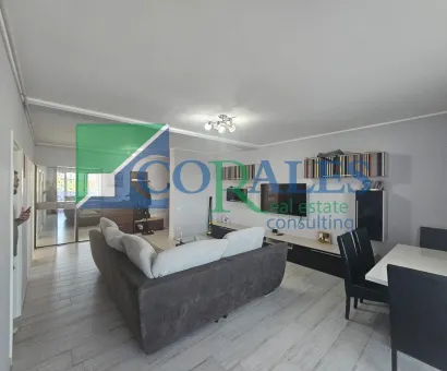 3 camere. Bucatarie inchisa. Mobilat si utilat